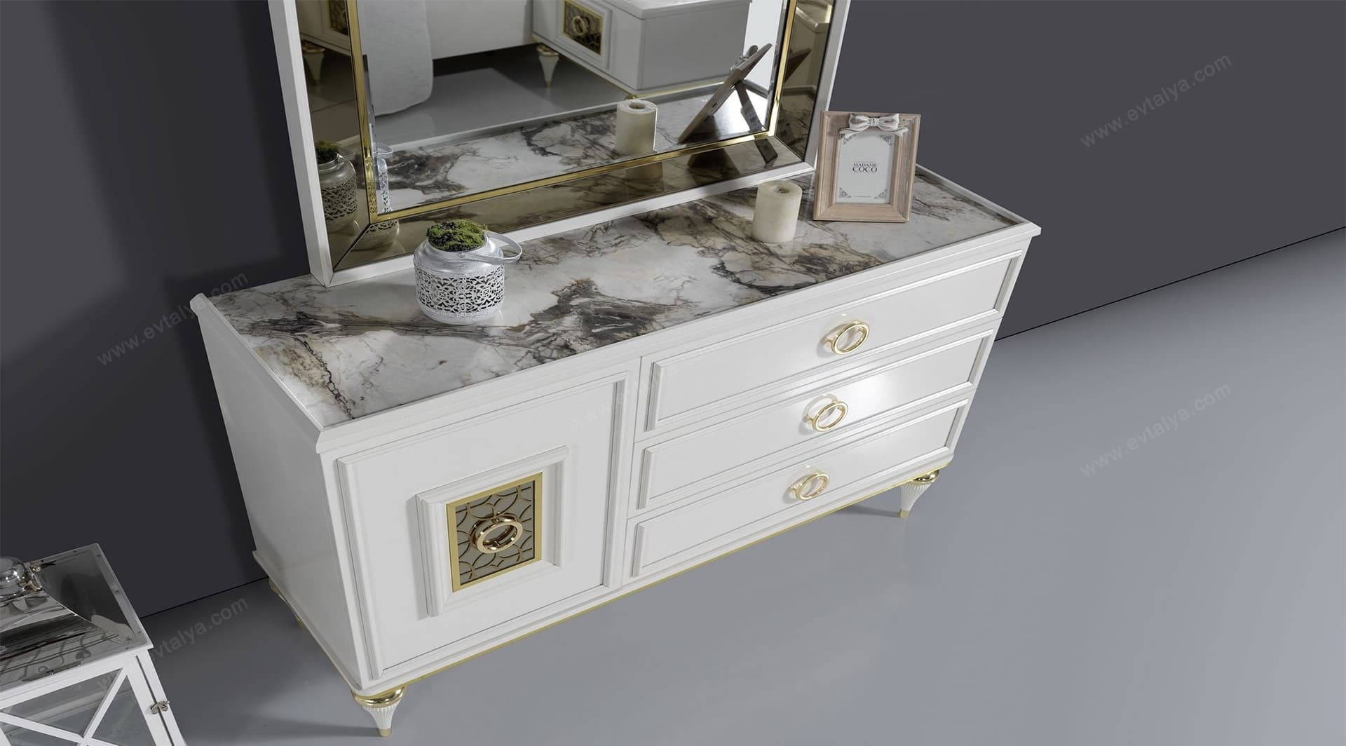 Nova Ekru Modern Yatak Odası Takımı - Image 7