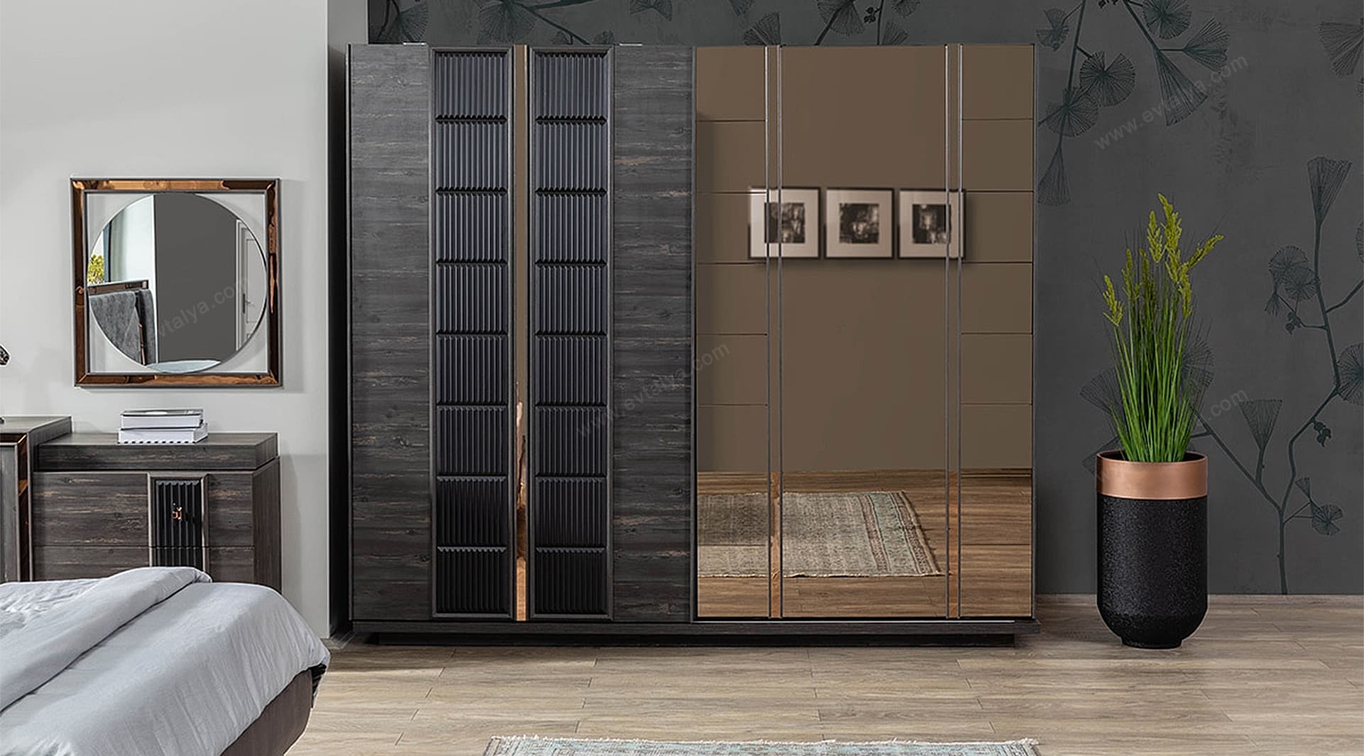 Oslo Modern Siyah Yatak Odası Takımı - Image 5