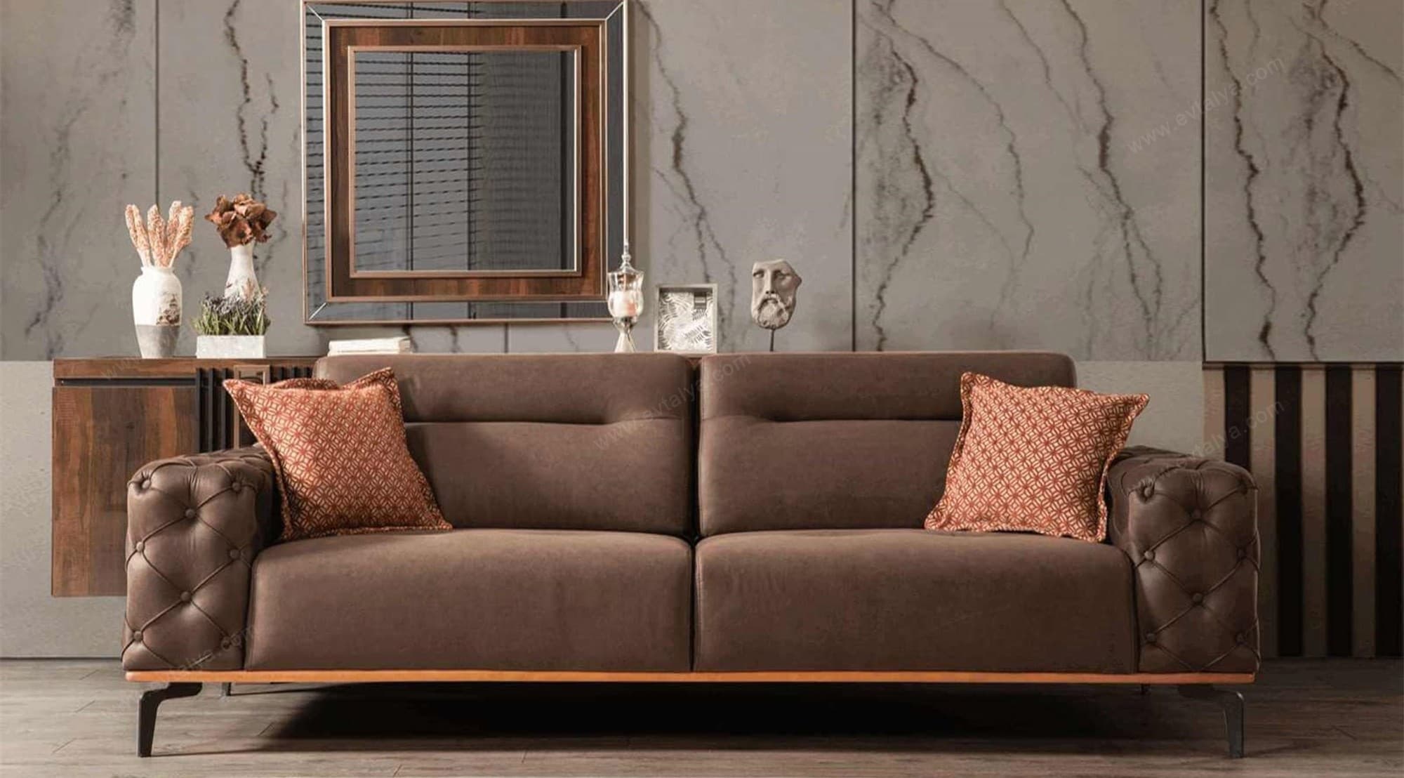 Oslo Chester Üçlü Koltuk - Image 1