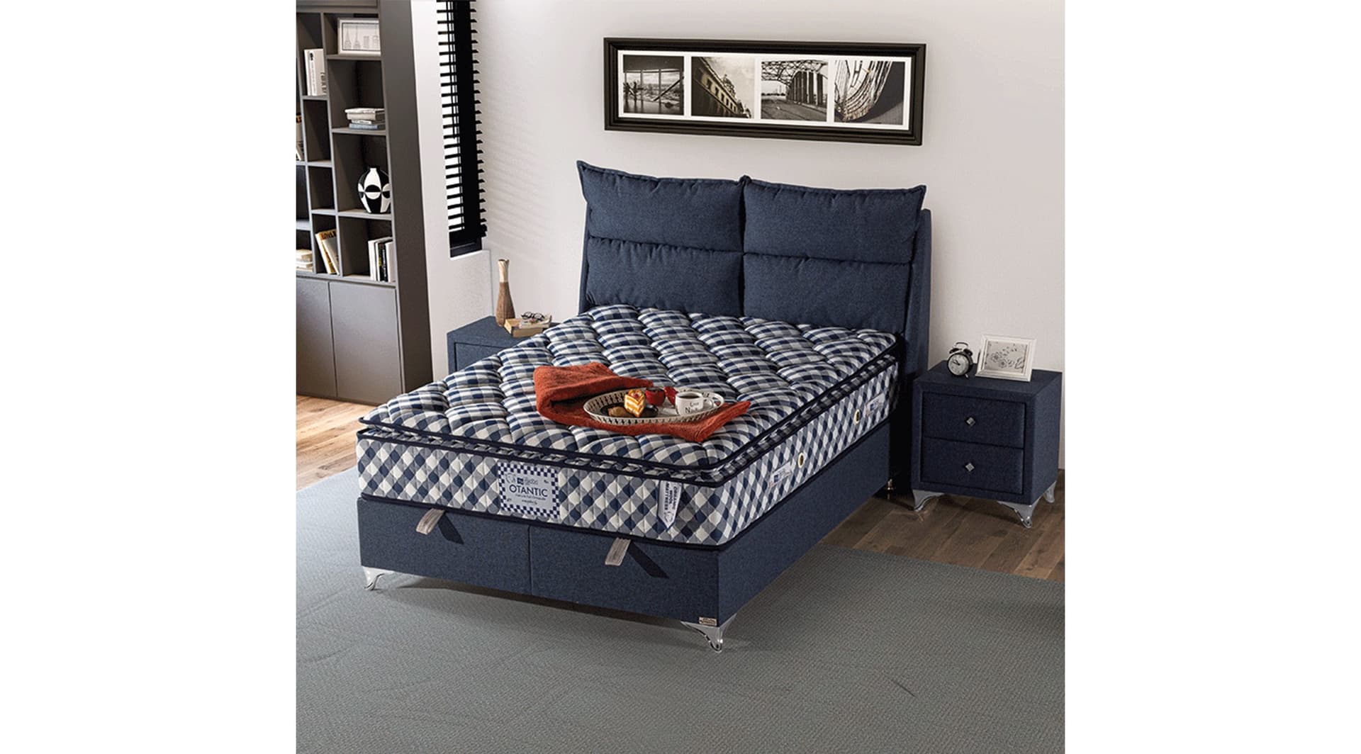 Otantik 160x200 Baza Yatak Set
