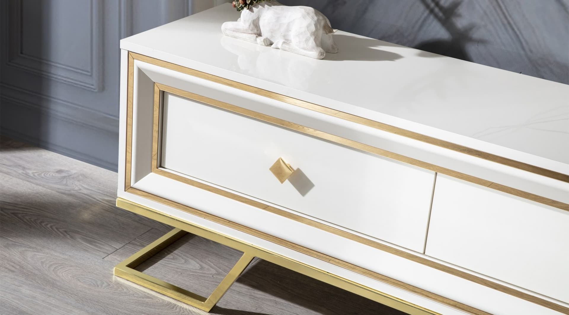 Palermo Beyaz Gold Tv Ünitesi 4