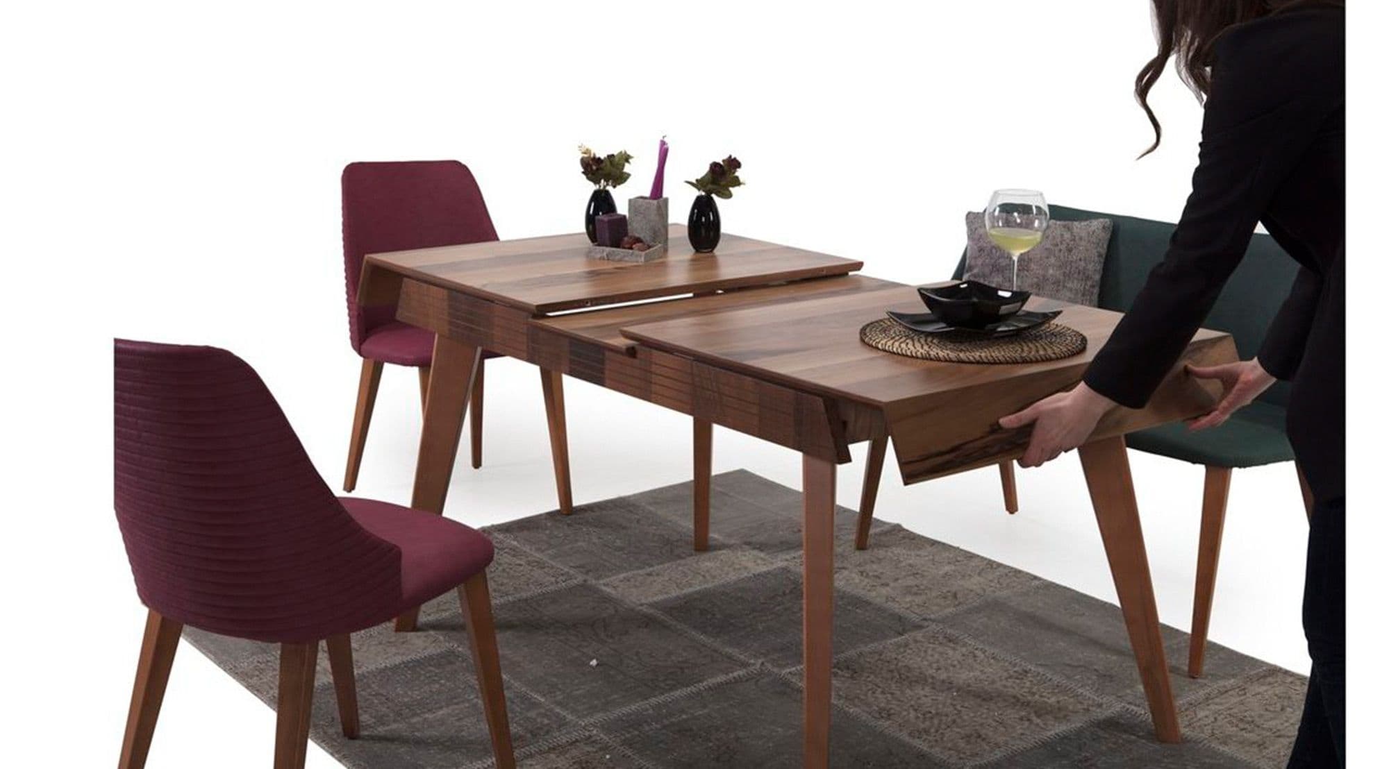 Petra Banklı Masa Sandalye Takımı 3