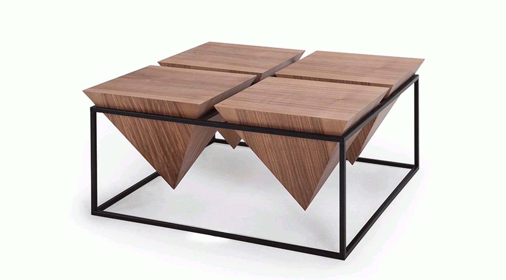 Pm Piramit Renkli Metal Orta Sehpa 2