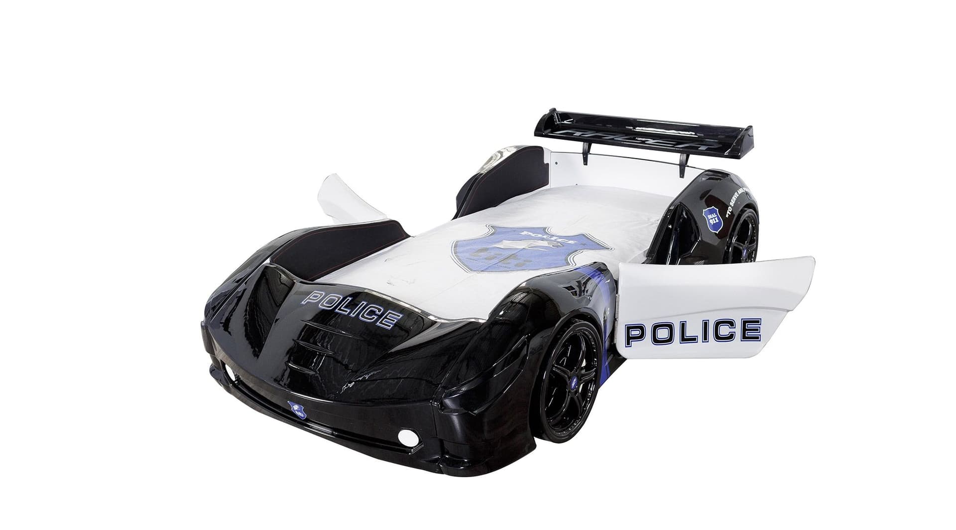 Police Modern Gri Beyaz Çocuk Odası - Image 8