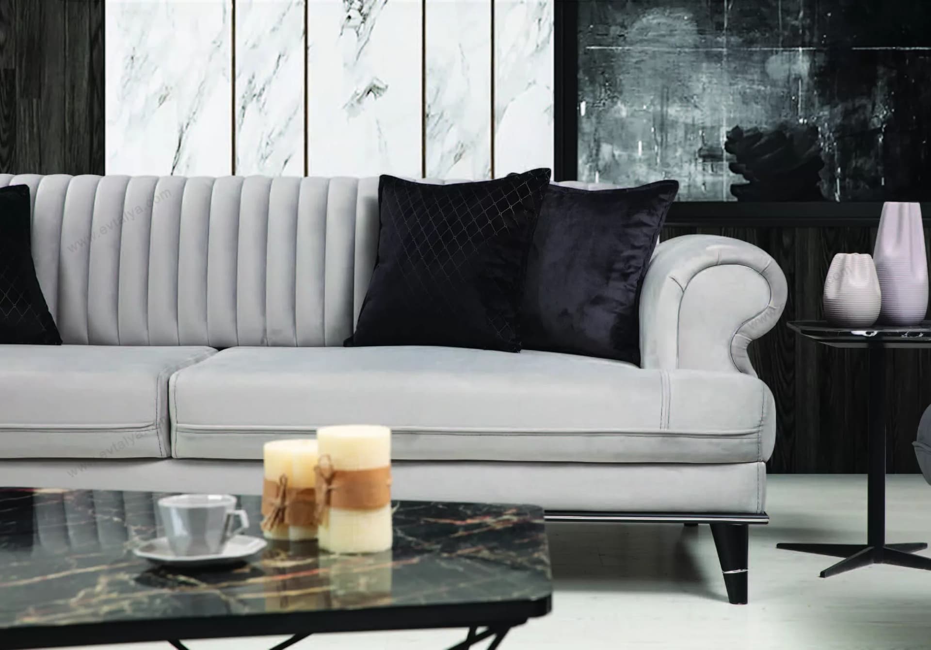 Polo Avangard Siyah Krom Üçlü Koltuk - Image 3