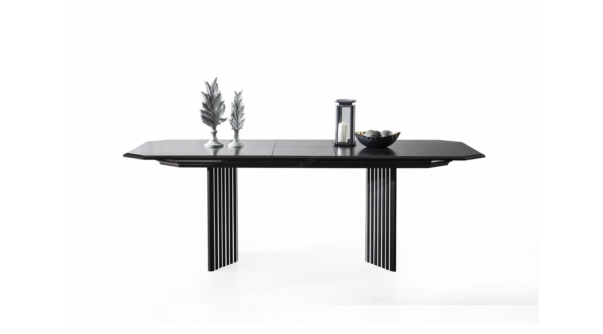Roma Art Deco Siyah Yemek Odası Takımı - Image 6