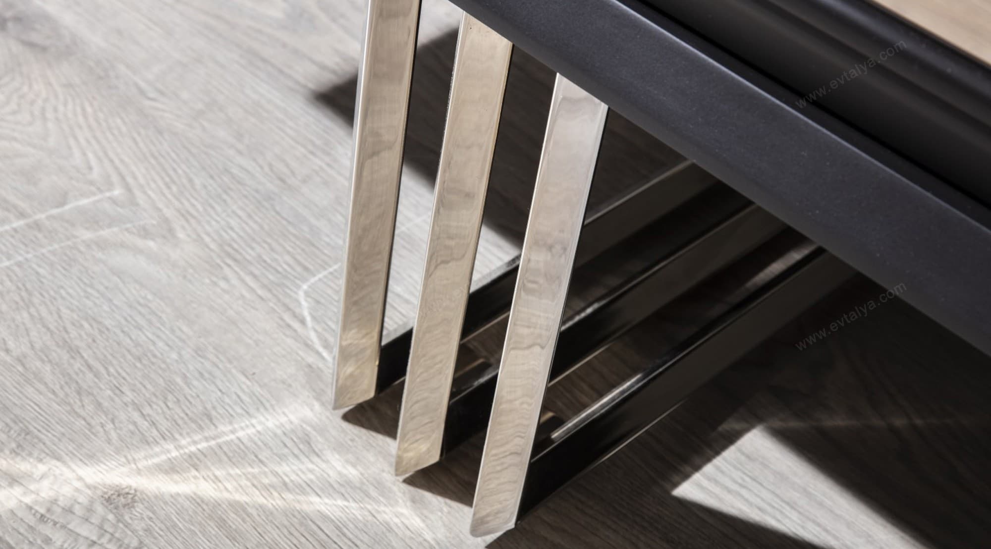 Roma Art Deco Siyah Yemek Odası Takımı - Image 14