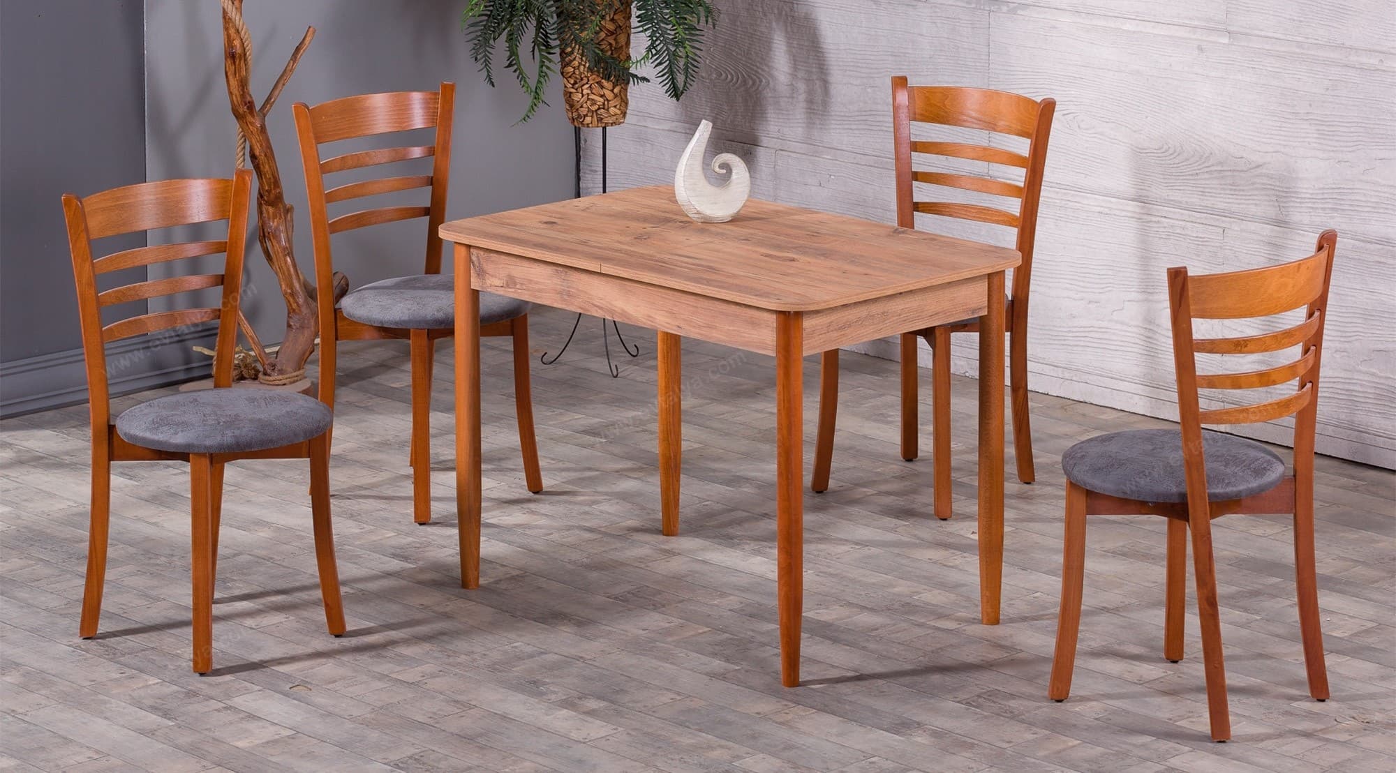 Rose Ceviz Modern Masa Takımı - Image 1