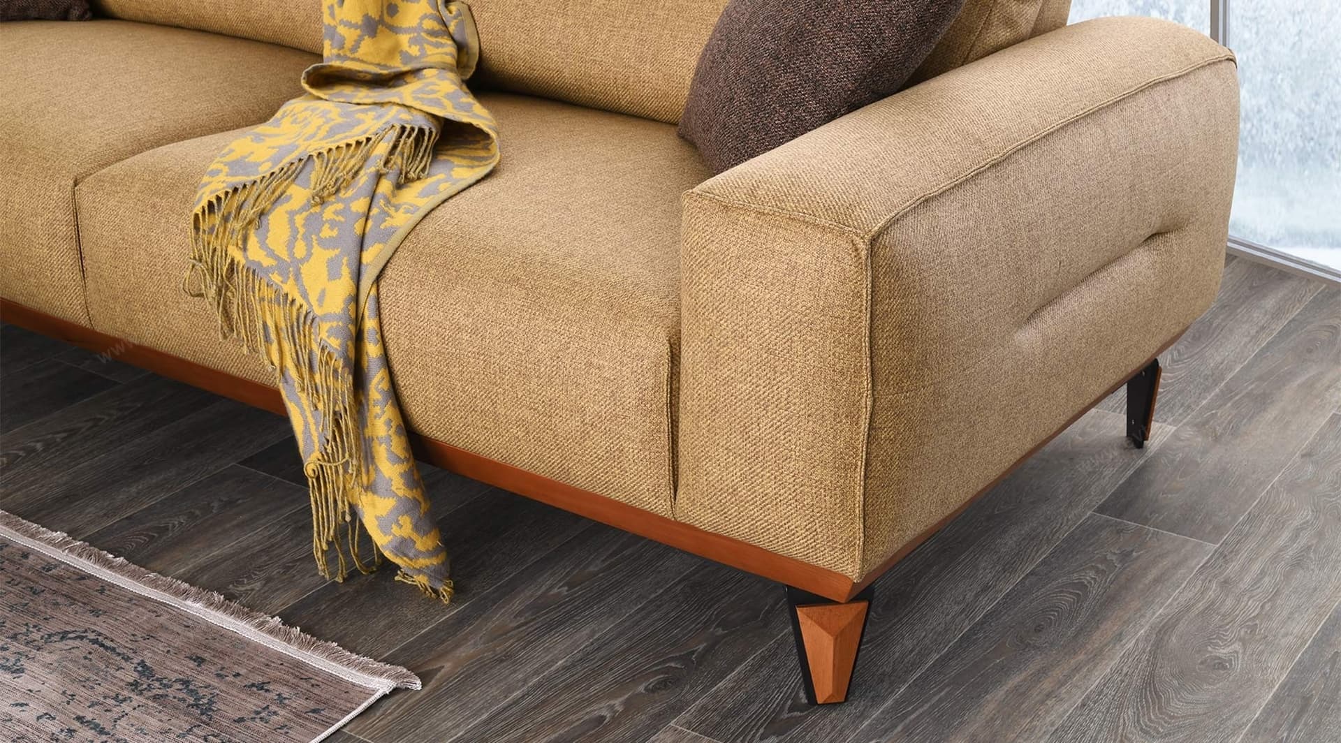 Royal Modern Kahve Koltuk Takımı - Image 7