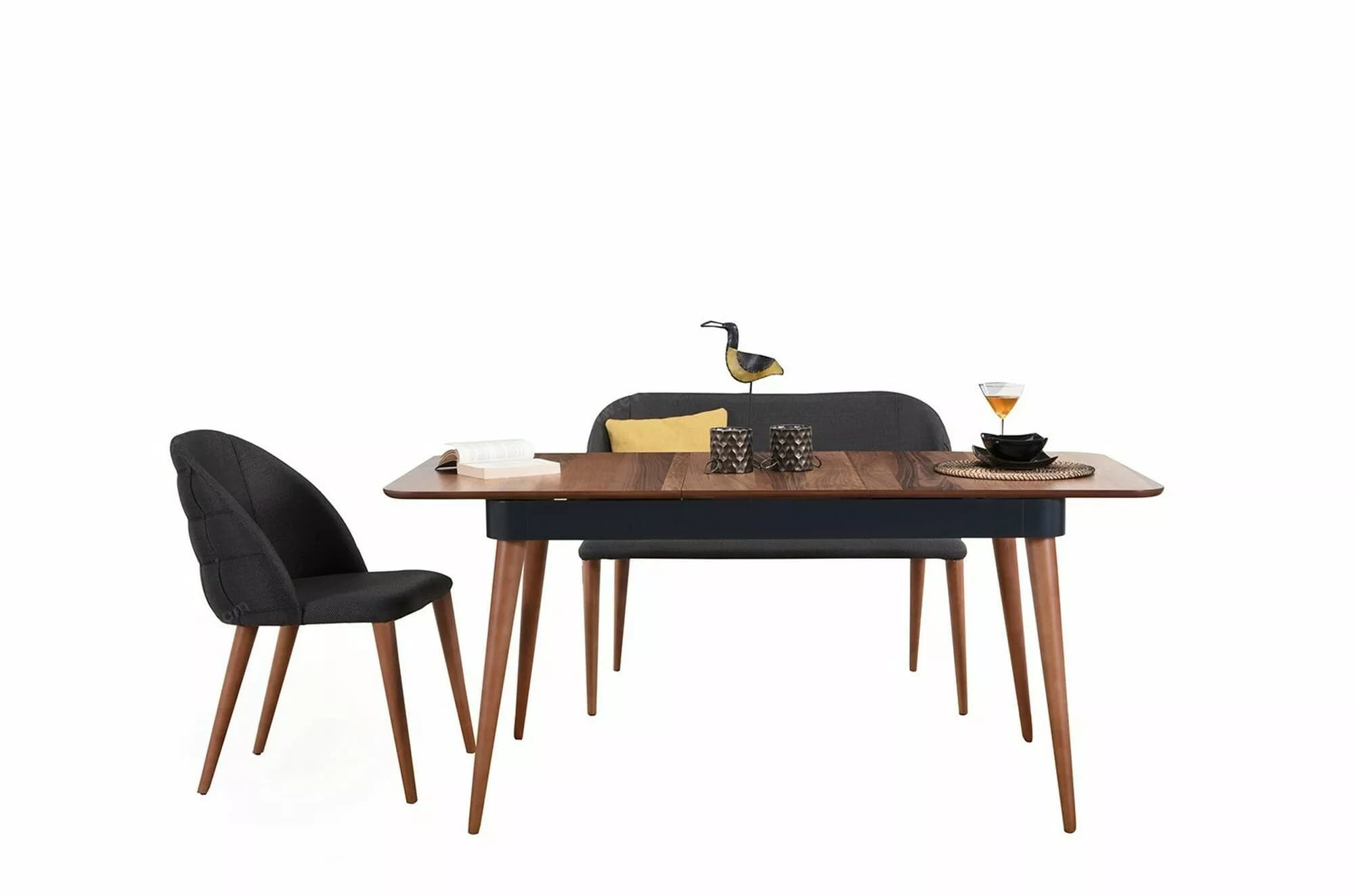 Ruby Bohem Banklı Masa Sandalye Takımı 1