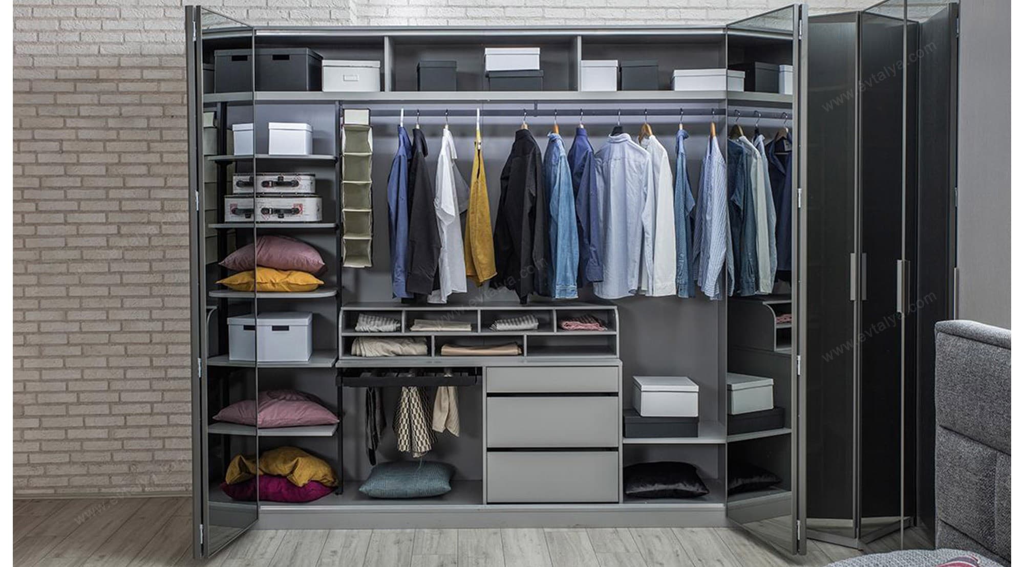 Salda Sürgülü Tv'li Yatak Odası Takımı - Image 7