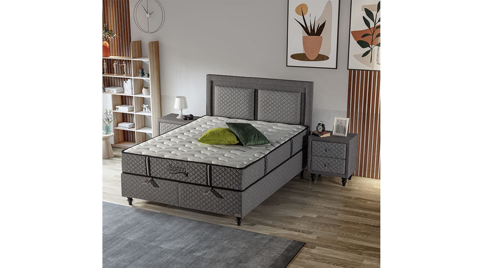 Spring 160x200 Baza Yatak Set - Image 1