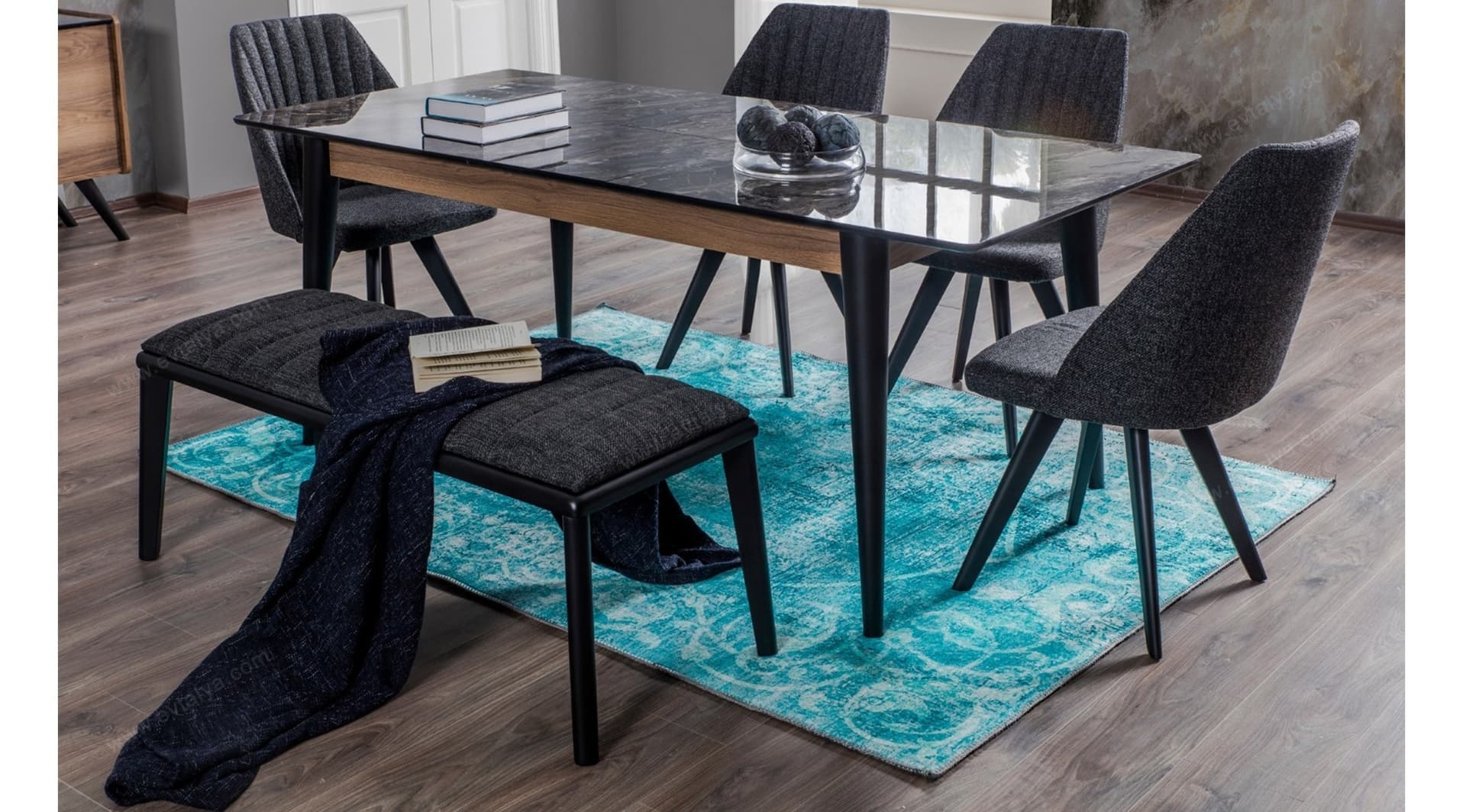 Star Ahşap Modern Yemek Odası Takımı - Image 2