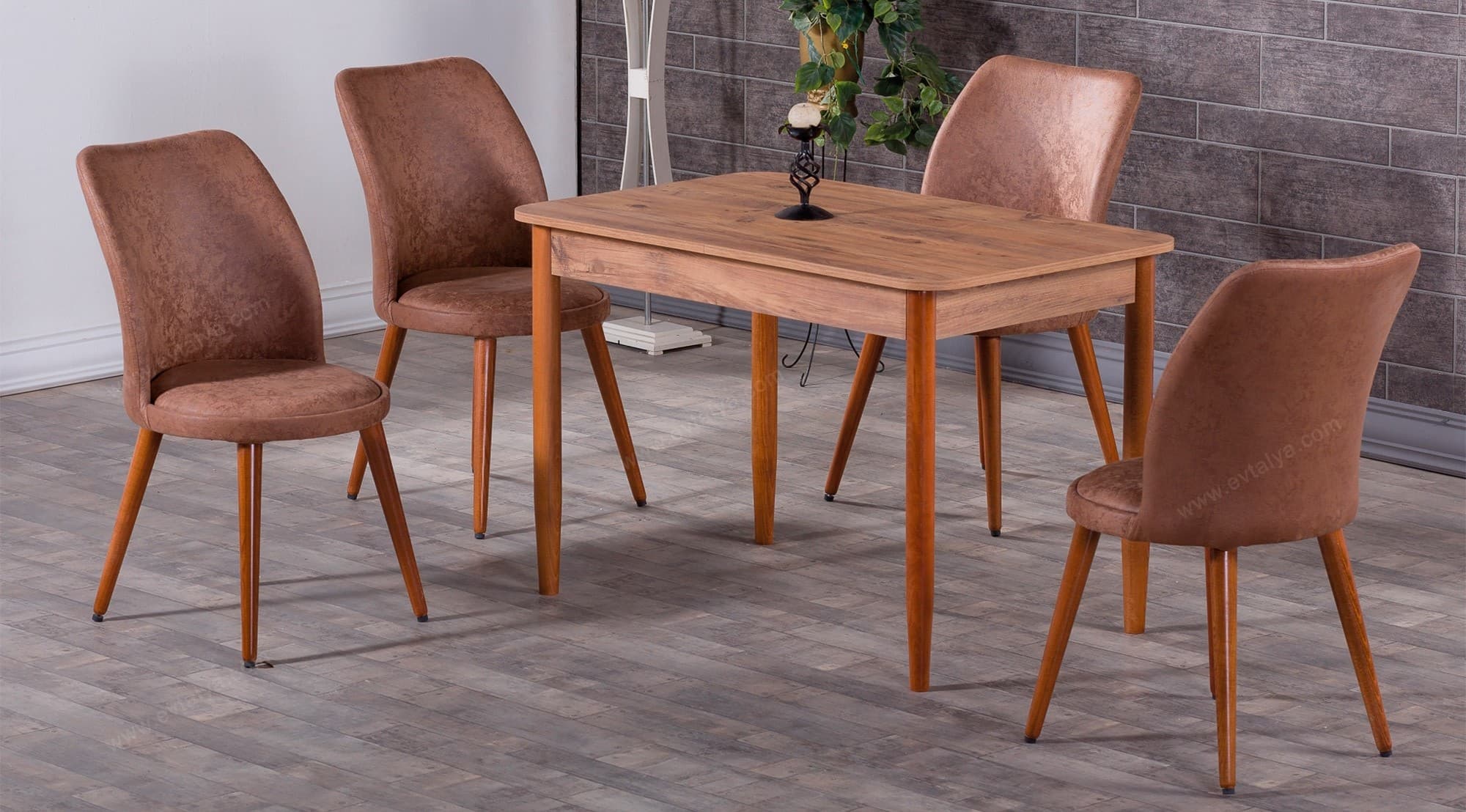 Terra Ceviz Modern Masa Takımı - Image 1