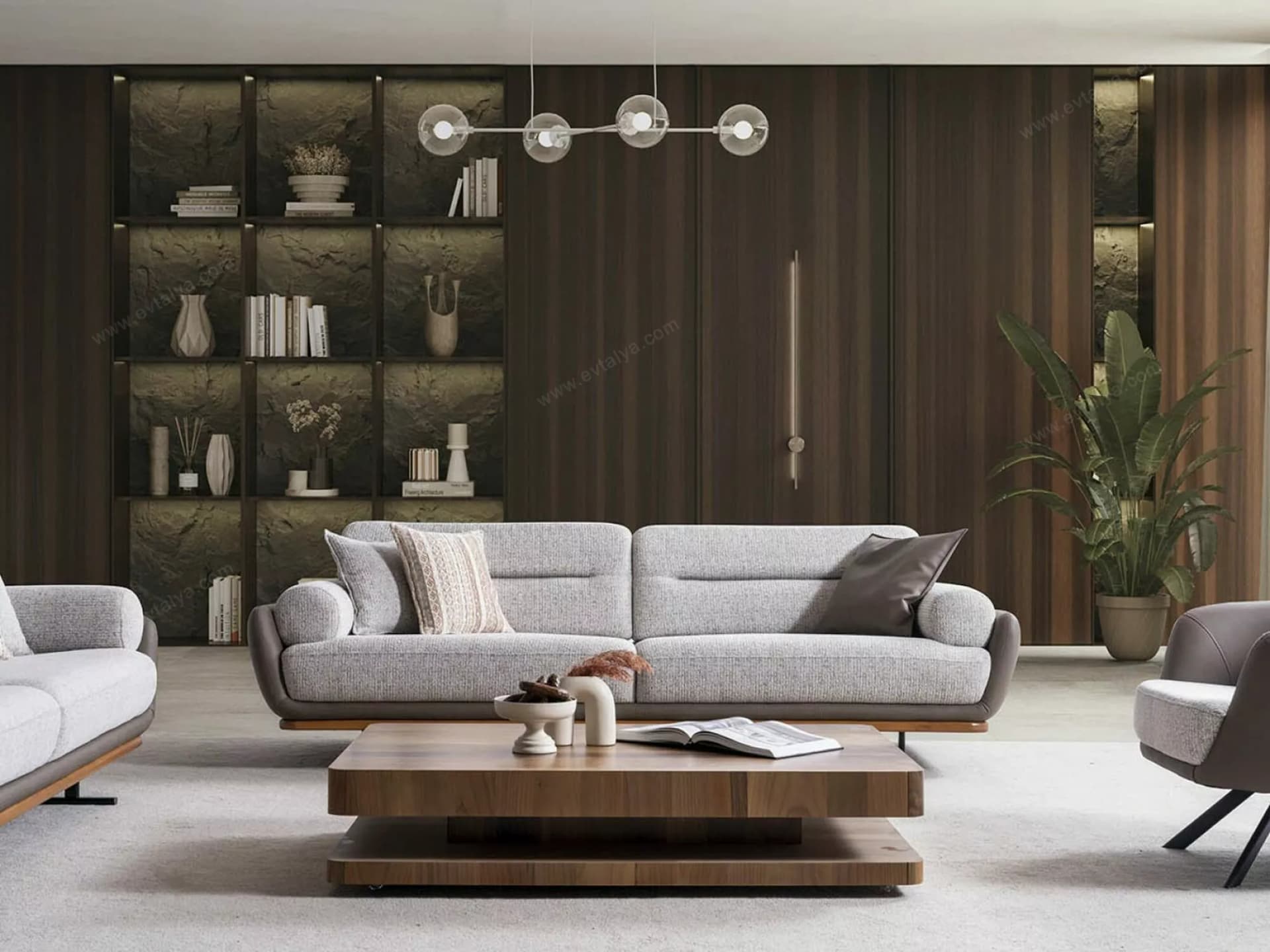 Tesla Modern Üçlü Koltuk - Image 1