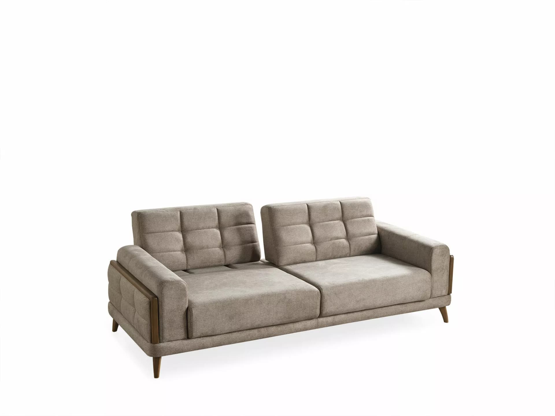 Tokyo Modern Ahşap Üçlü Koltuk - Image 5