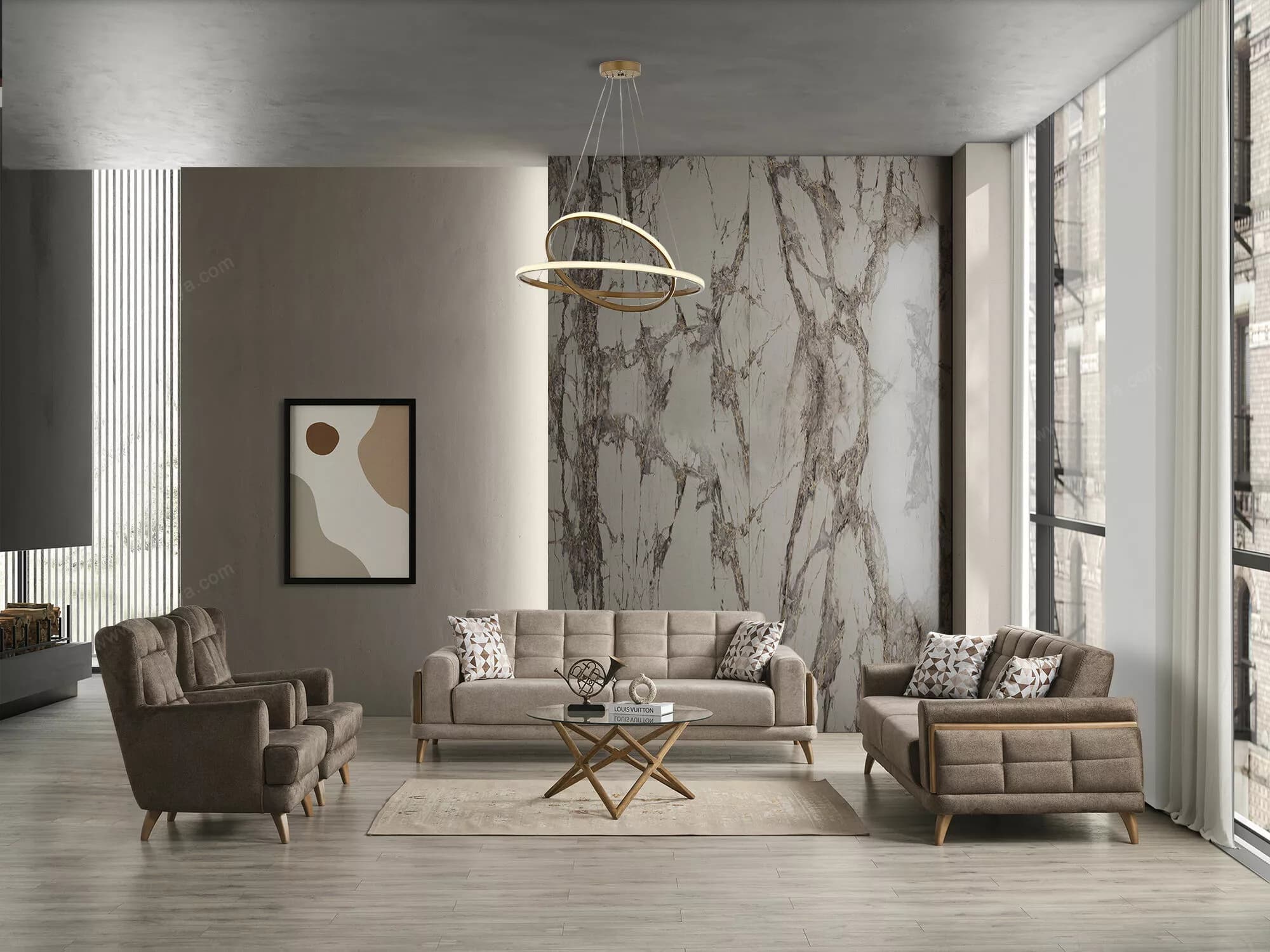 Tokyo Ahşap Koltuk Takımı - Image 1