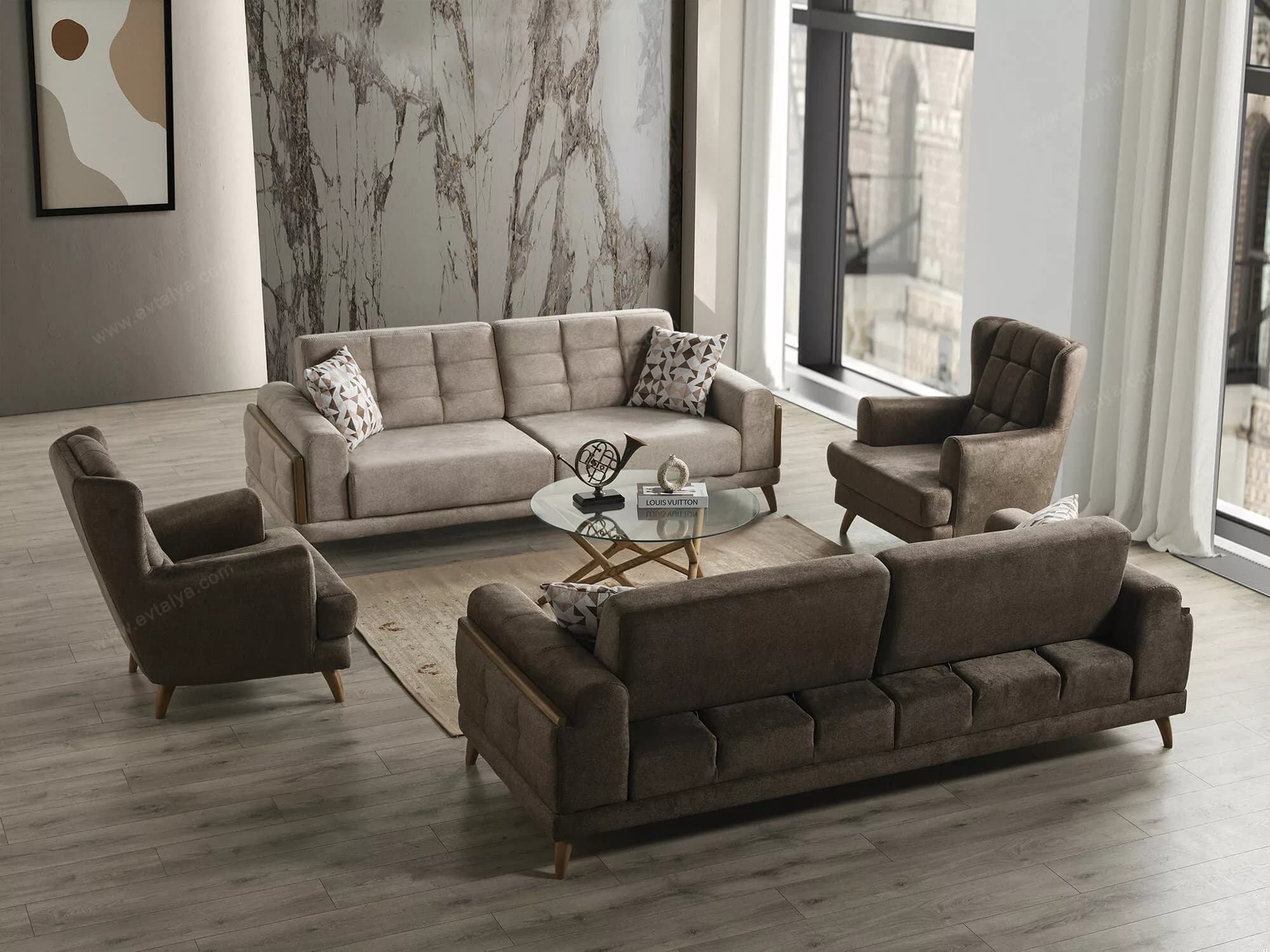 Tokyo Ahşap Koltuk Takımı - Image 2