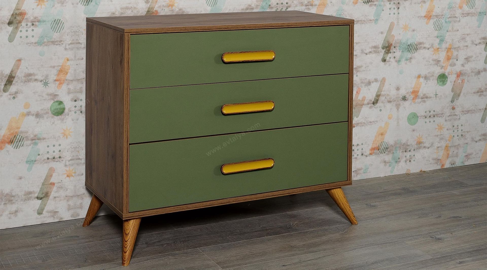 Trend Modern Yeşil Genç Odası - Image 8