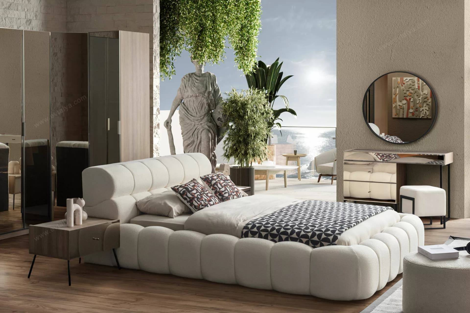 Vega Luxury Bubble Bazalı Karyola - Image 3