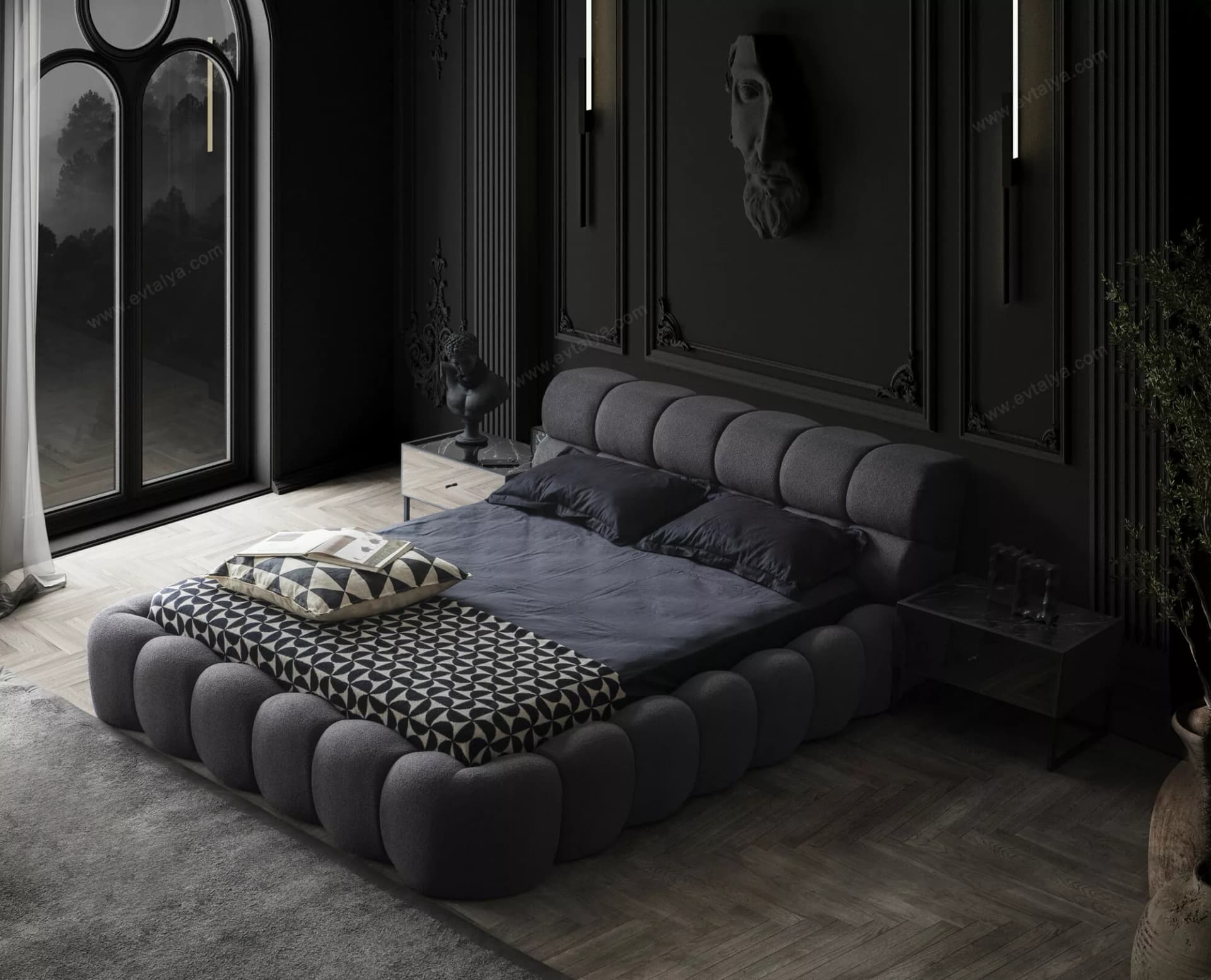 Vega Luxury Bubble Bazalı Karyola - Image 5