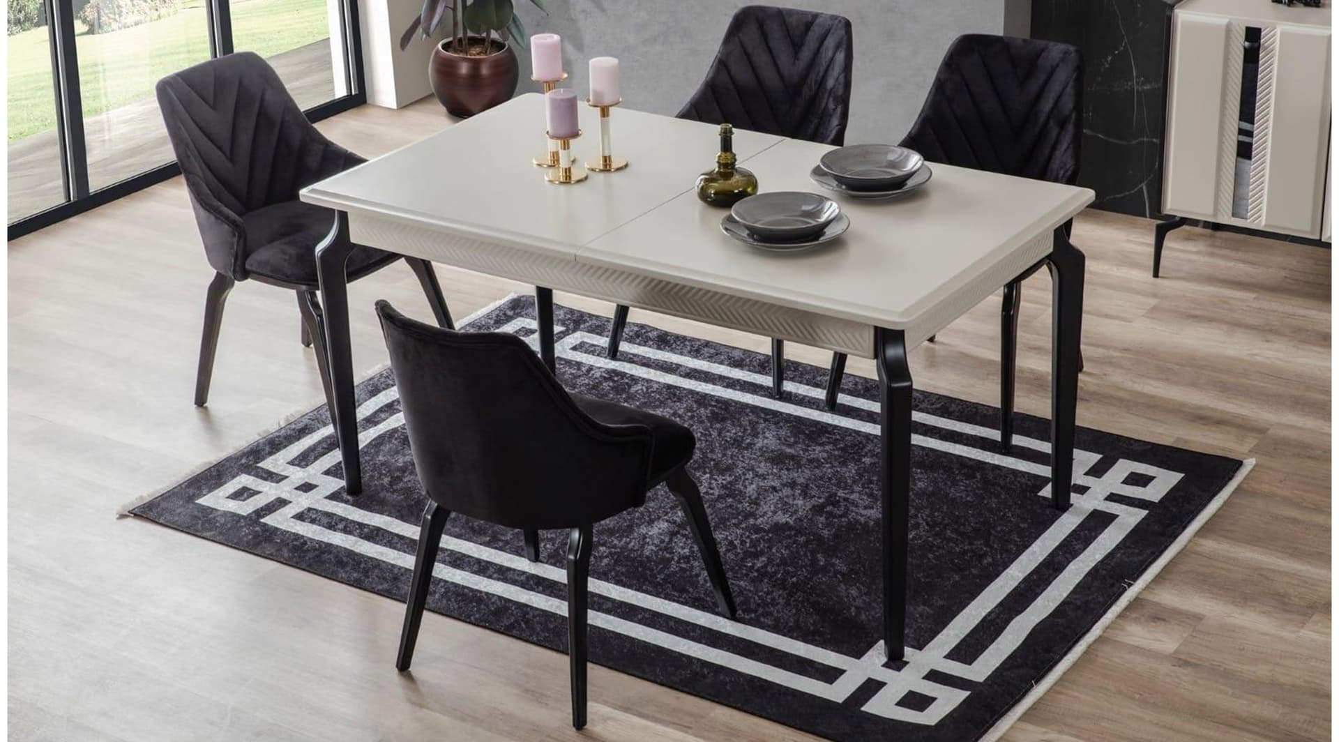 Versace Modern Yemek Odası Takımı 2