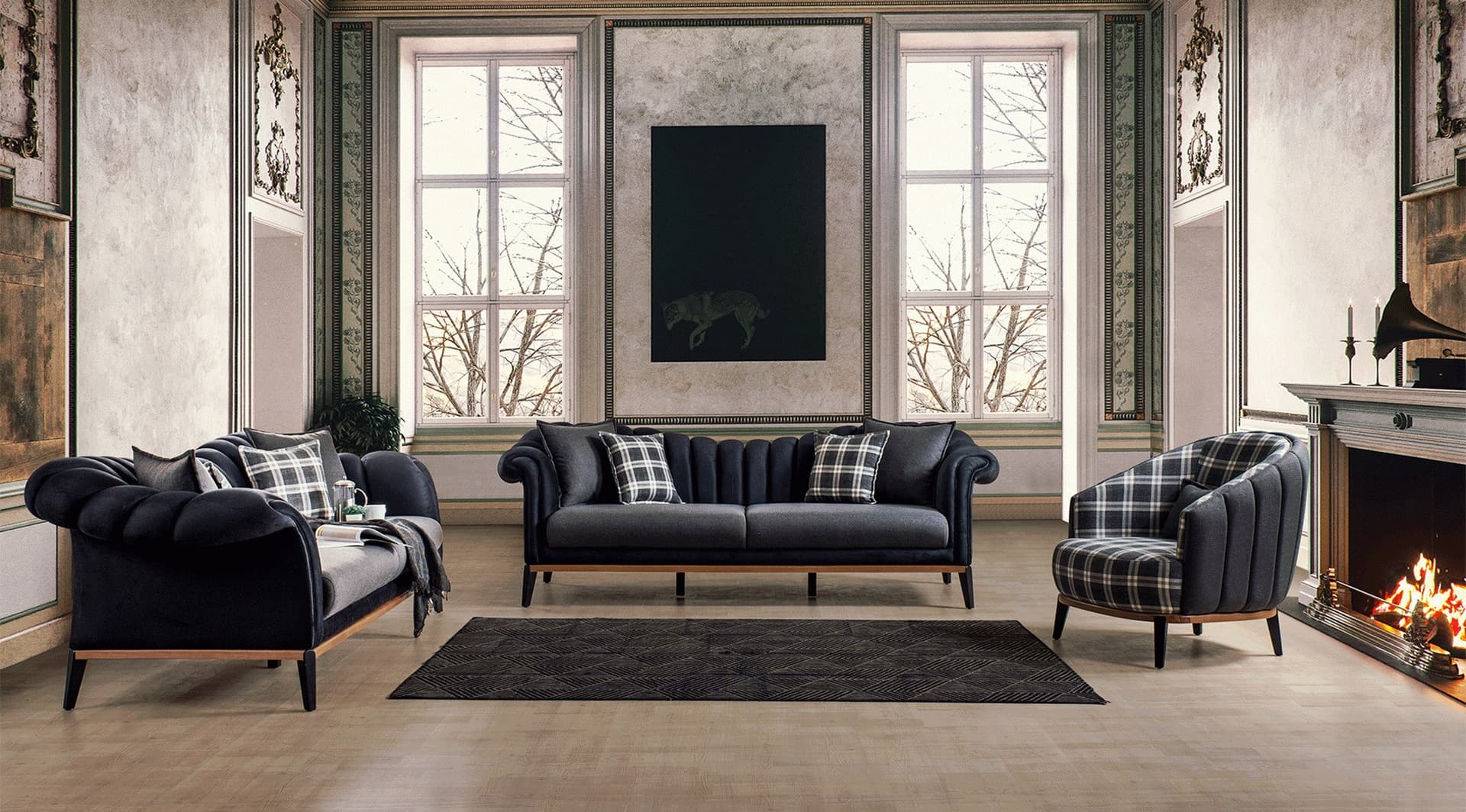 Violet Modern Koltuk Takımı - Image 1