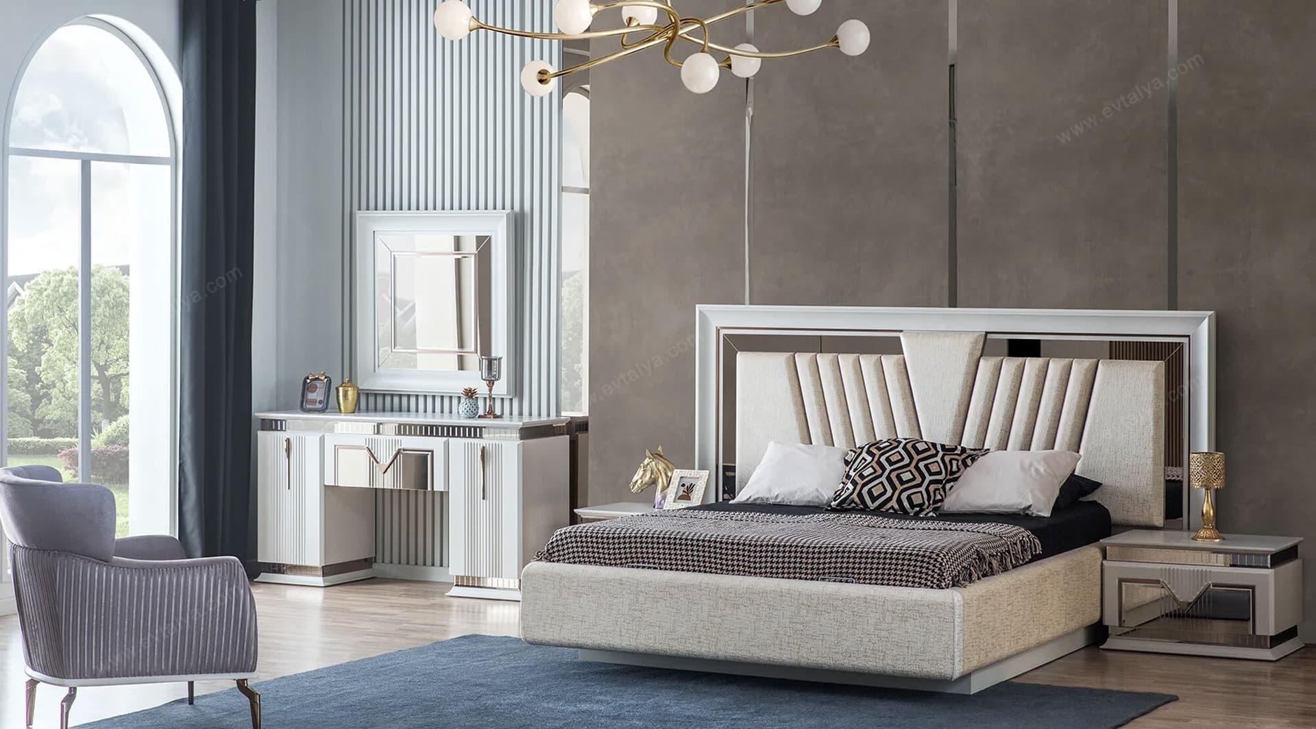 Violet Yatak Odası Takımı - Image 1