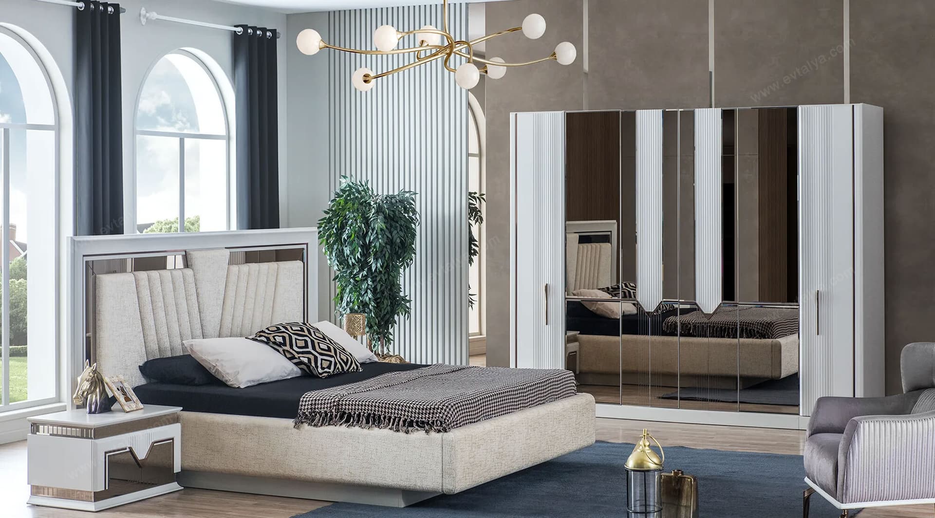 Violet Yatak Odası Takımı - Image 2