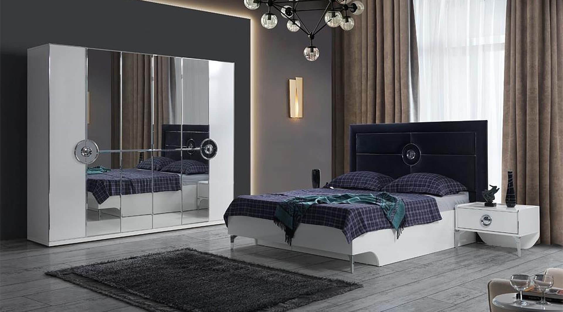 White Modern Yatak Odası Takımı - Image 1