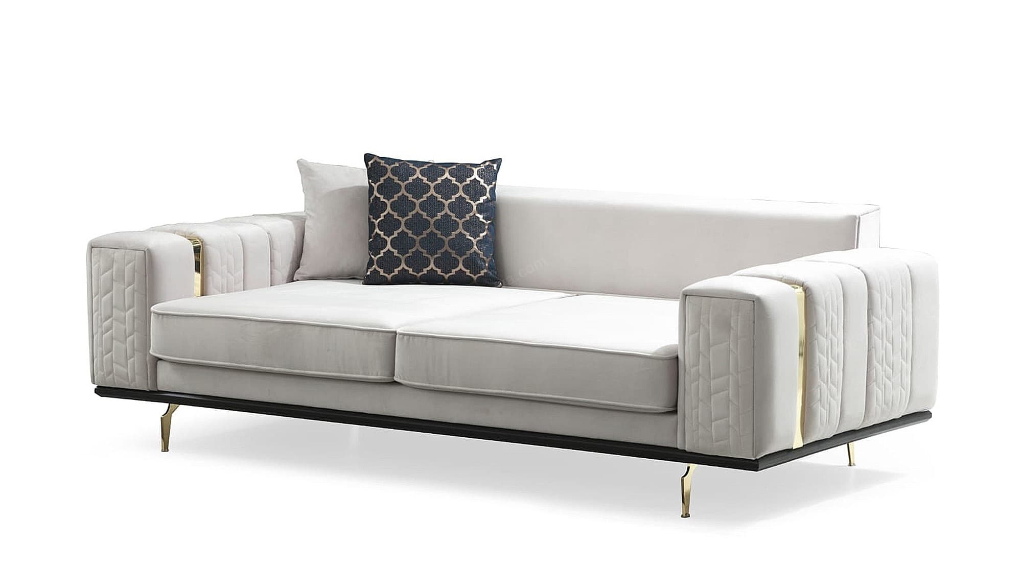 Yaren Mavi Modern Koltuk Takımı - Image 3