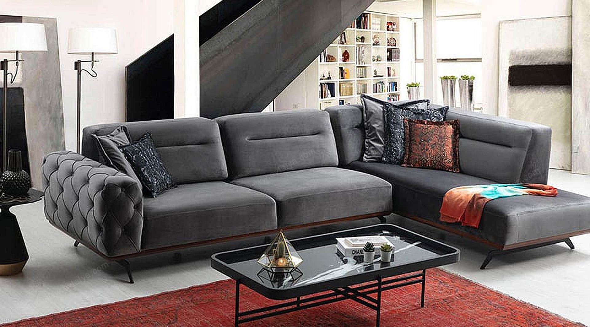 Zenn Small Modern Köşe Koltuk Takımı - Image 1