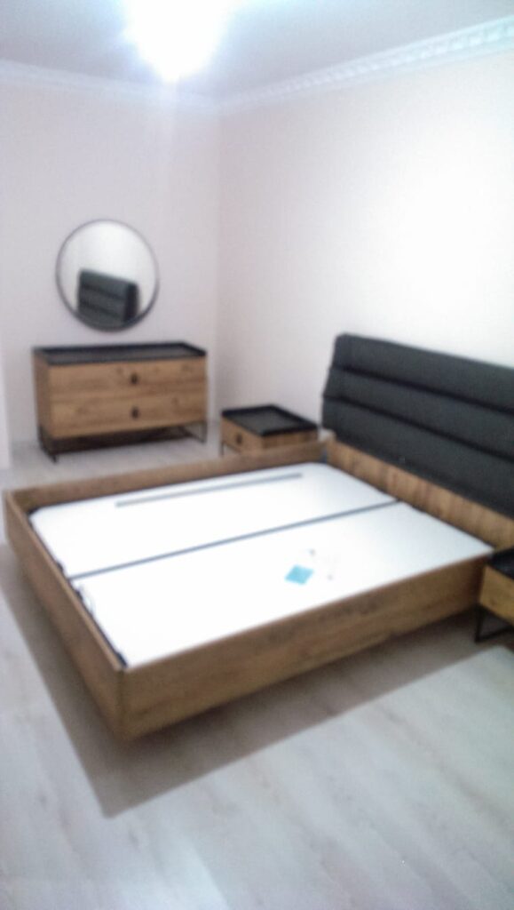 Loft Ahşap Yatak Odası