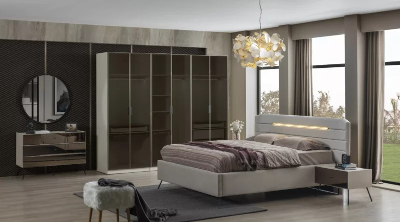 Bronze Modern Aytaşı Yatak Odası Takımı