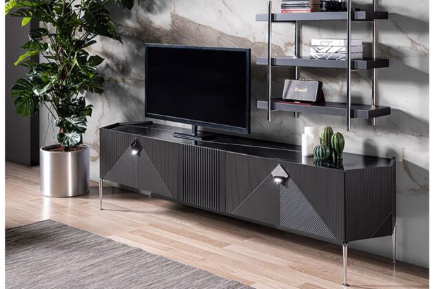 Giza Lake Antrasit Modern Tv Ünitesi
